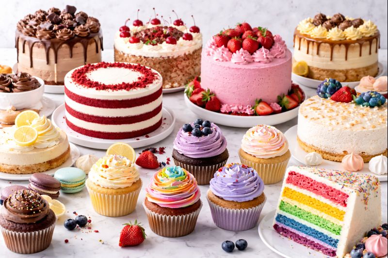 Cakes and cupcakes